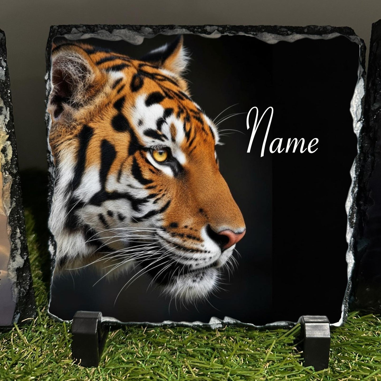 Personalised Tiger design outdoor or indoor slate