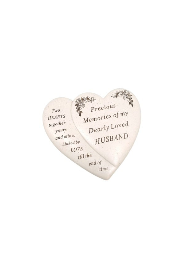 Options - Double heart with flower detail