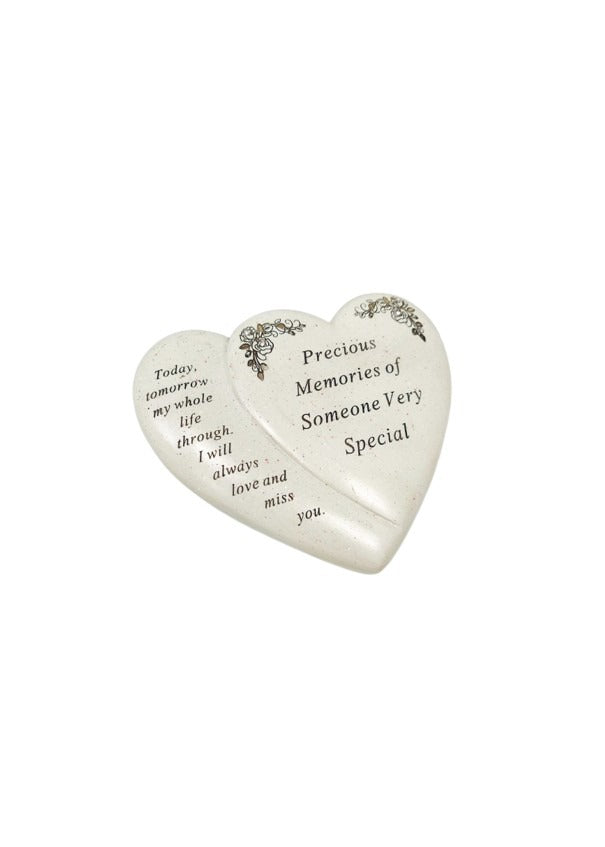 Options - Double heart with flower detail