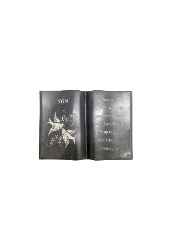 Options - Navy Dove design book with crystal detail