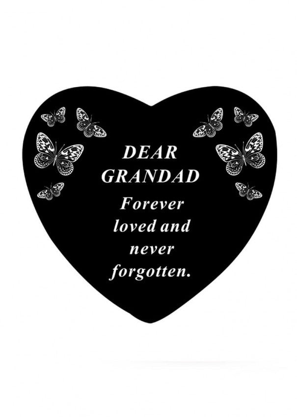 Option selection - Black Heart With Butterfly Detail Decor Ornaments Decor Ornaments