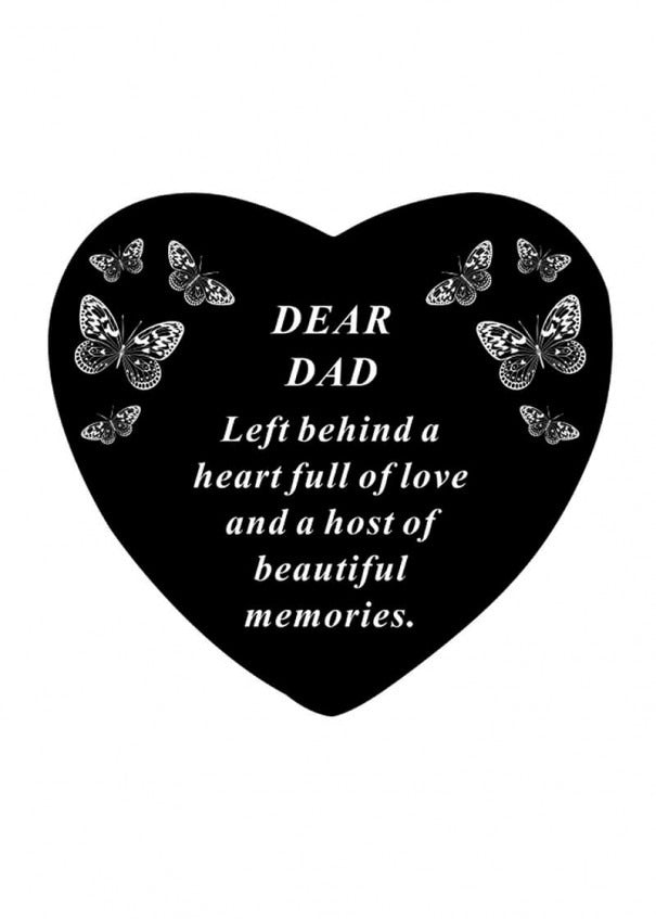 Option selection - Black Heart With Butterfly Detail Decor Ornaments Decor Ornaments