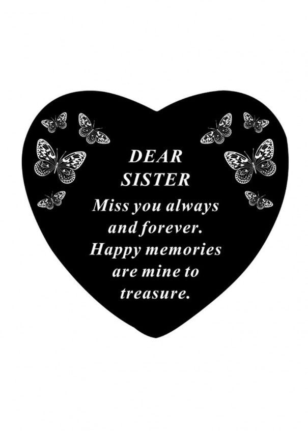 Option selection - Black Heart With Butterfly Detail Decor Ornaments Decor Ornaments