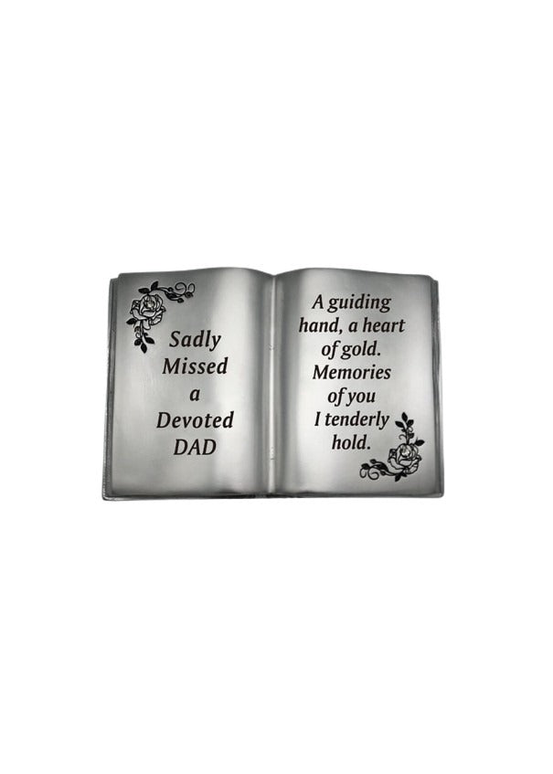 Option selection - Silver Book With Rose And Diamante Detail