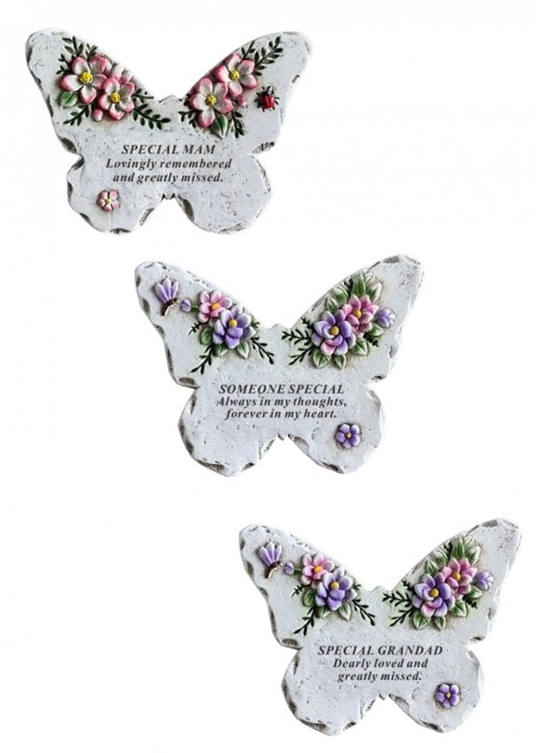 Options - Butterfly With Lilac Floral Design