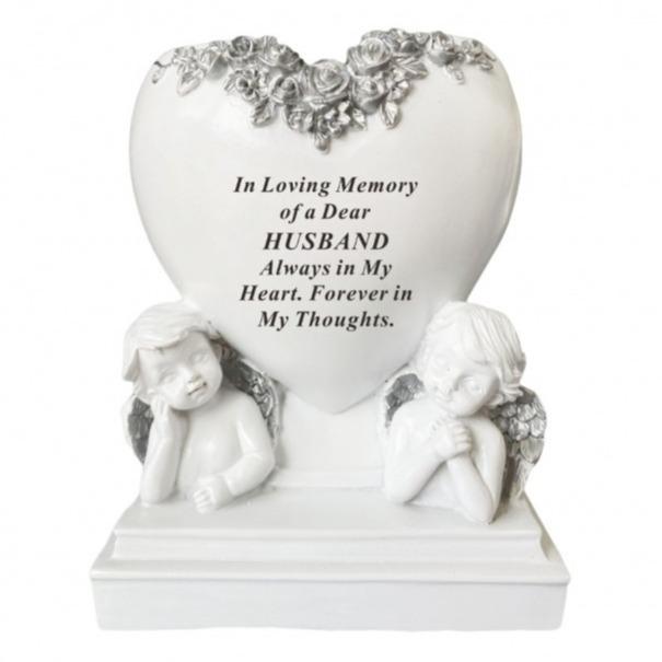 Options Cherub Planter with silver detail memorial - Variation