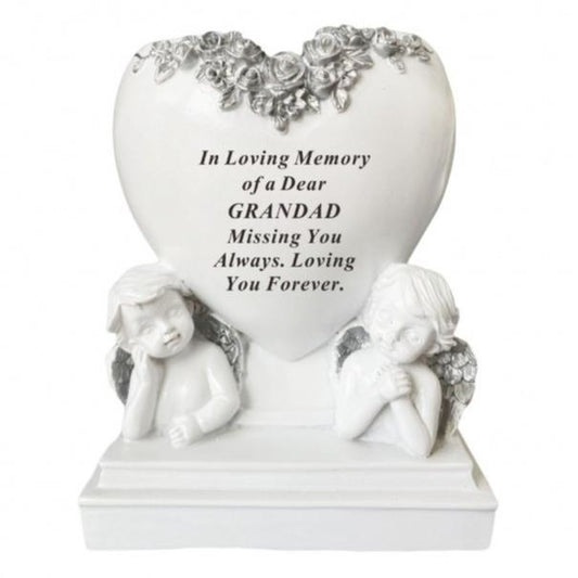 Options Cherub Planter with silver detail memorial - Variation