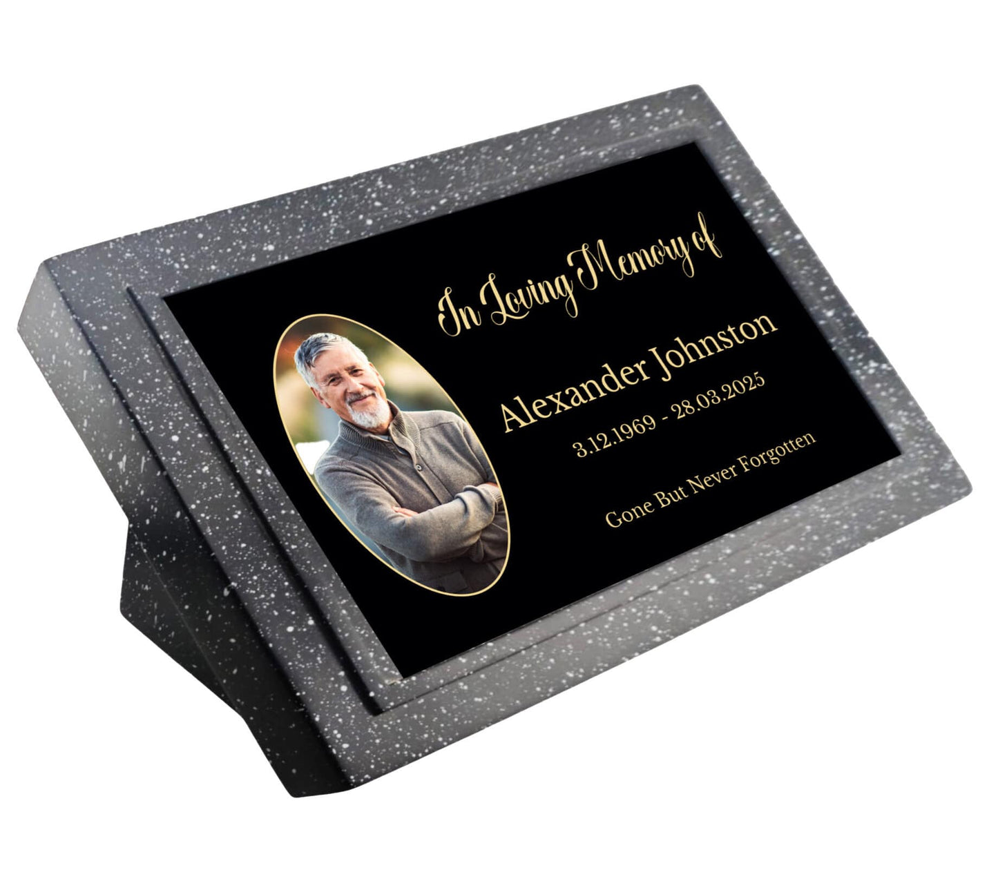 Personalised Picture In Loving Memory Memorial Plaque Grave Marker