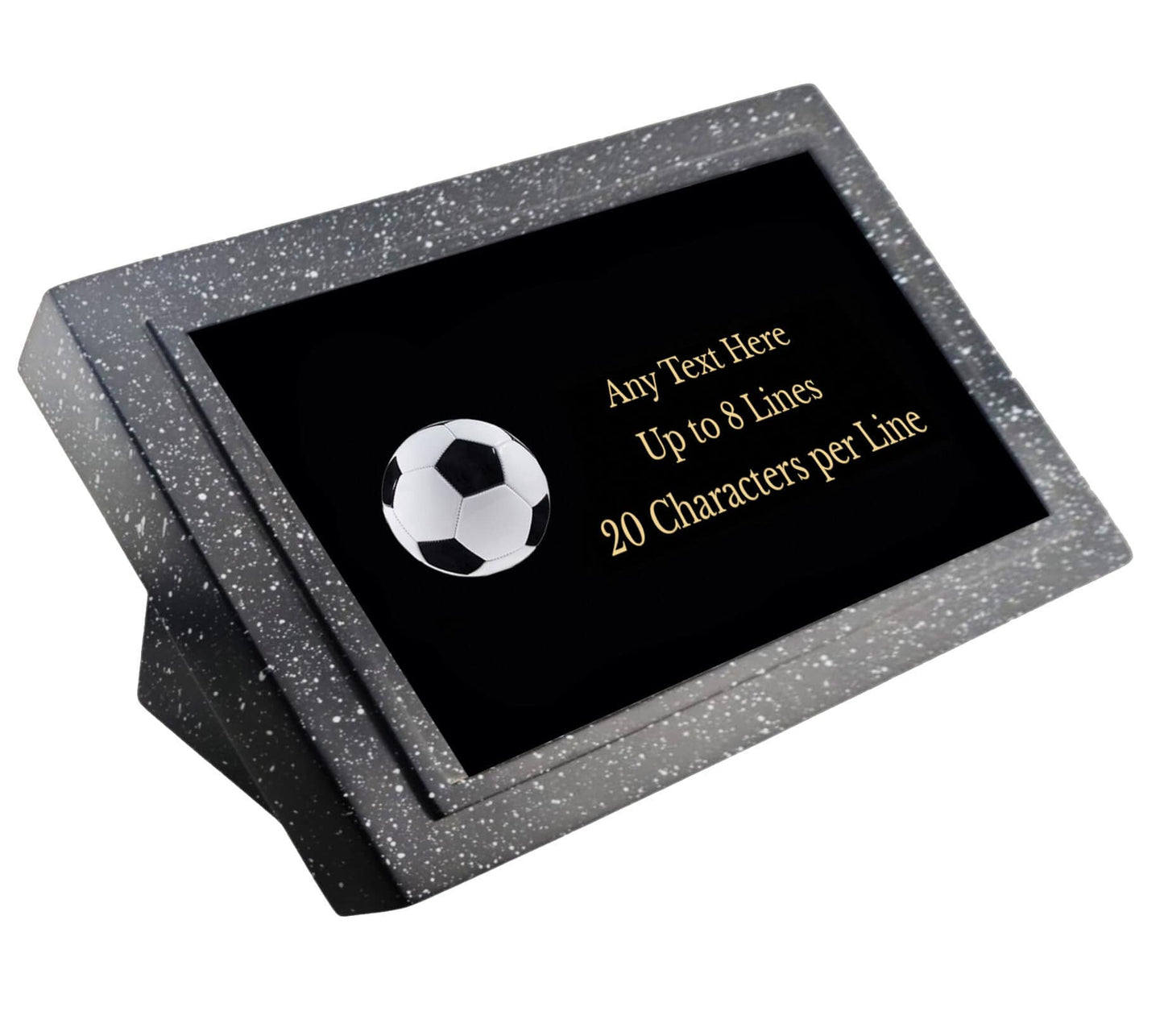 Personalised Football Design Memorial Plaque Grave Marker