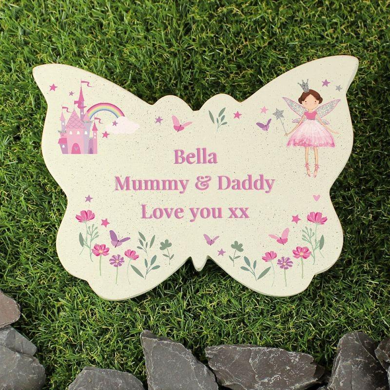 Personalised Fairy Princess Garden Butterfly Grave Ornament