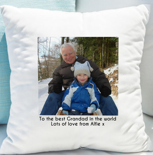 Personalised Photo Cushion with insert