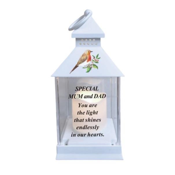 Options Robin lantern with timer - outdoor use