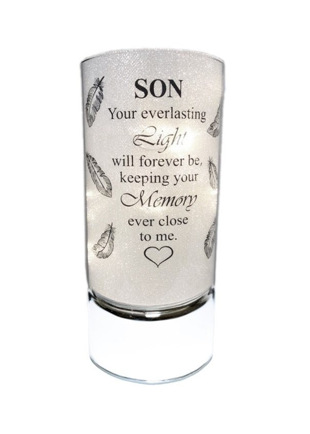 Options- Sparkle led memorial light tubes light