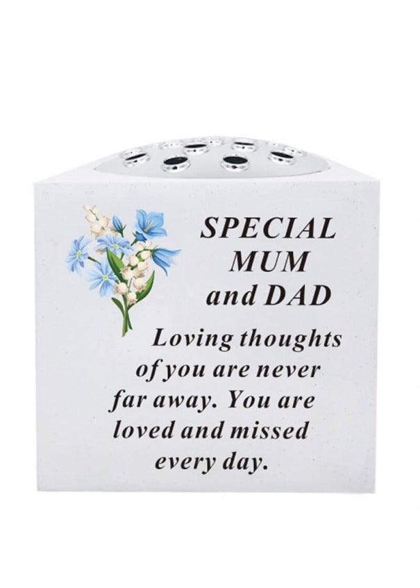 Option selection - Floral flower vase Bowl With Chrome Lid Decor Memorial