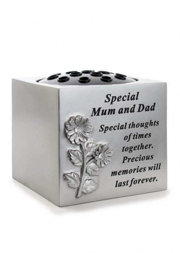 Options - Silver Diamante Sunflower Rose Bowl