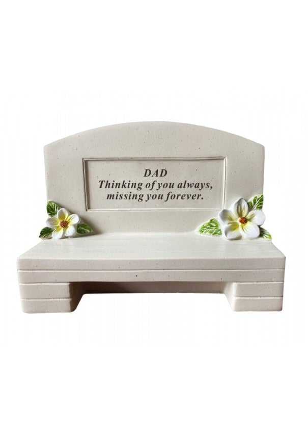 Options - Outdoor memorial bench graveside