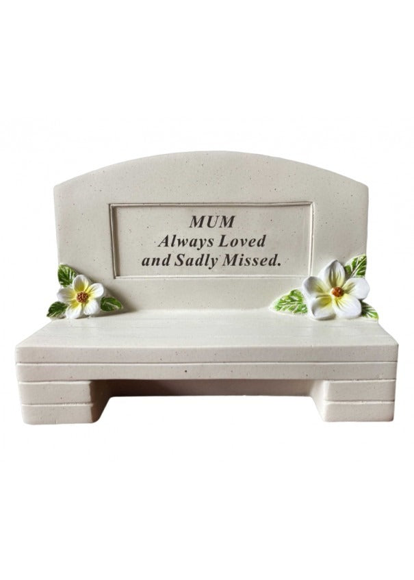 Options - Outdoor memorial bench graveside