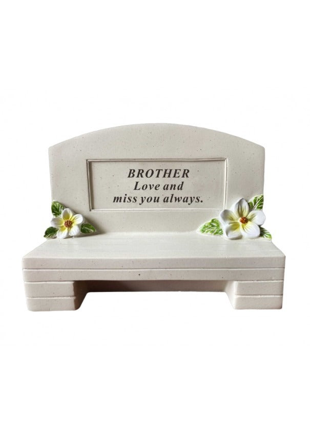 Options - Outdoor memorial bench graveside