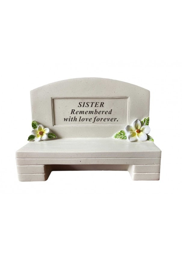 Options - Outdoor memorial bench graveside