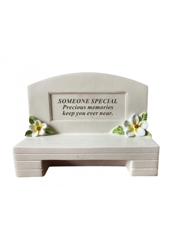 Options - Outdoor memorial bench graveside