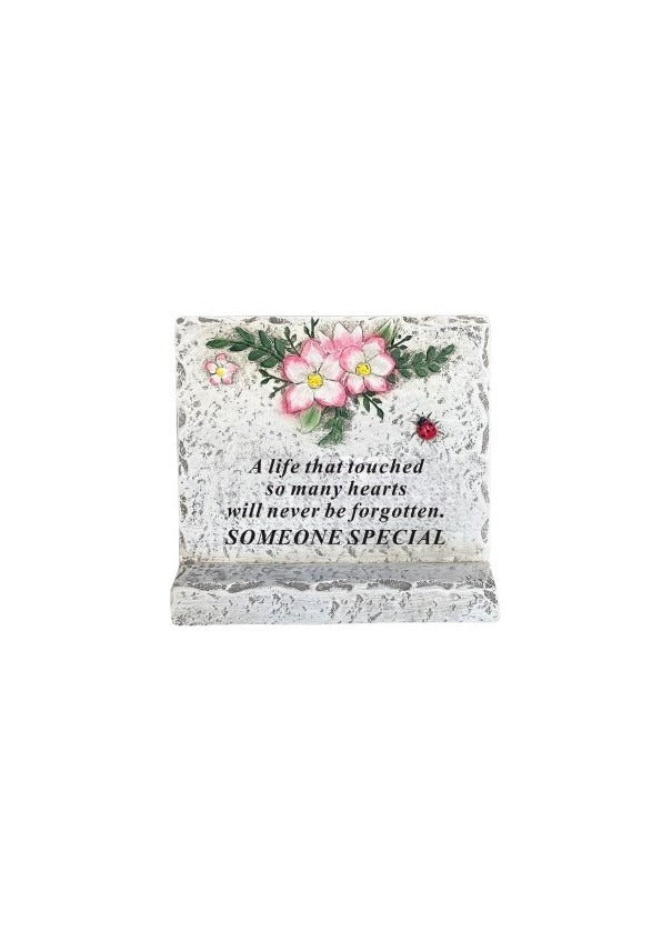 Options - Plaque With Lilac Floral Design