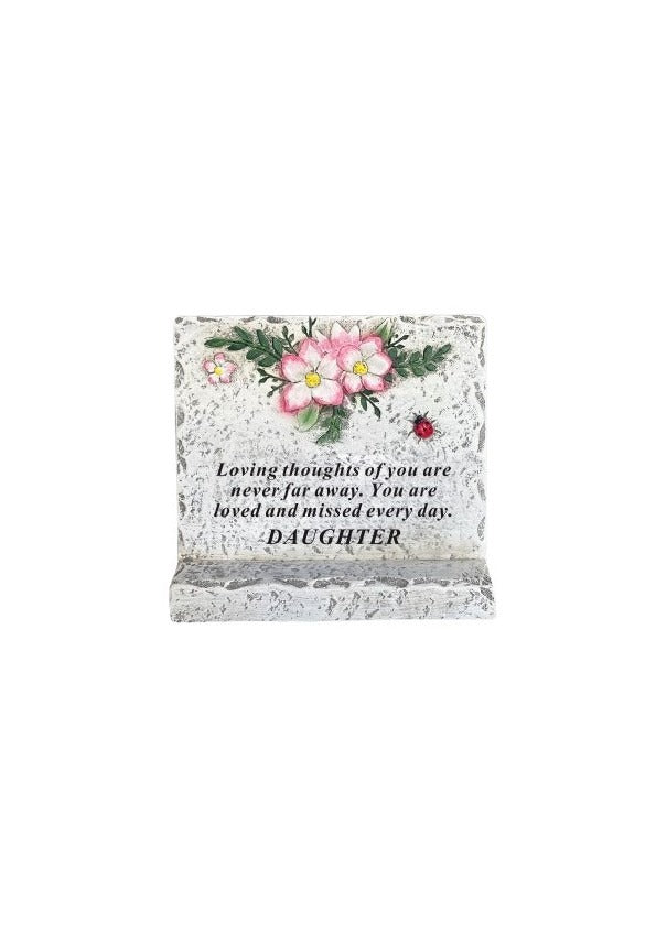 Options - Plaque With Lilac Floral Design