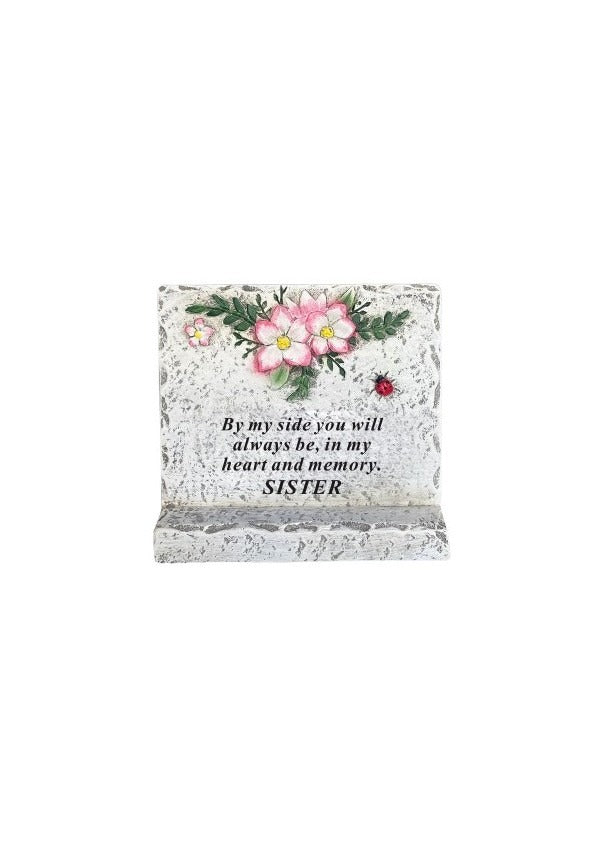 Options - Plaque With Lilac Floral Design