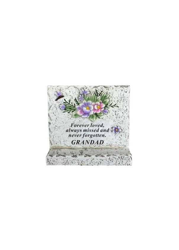 Options - Plaque With Lilac Floral Design