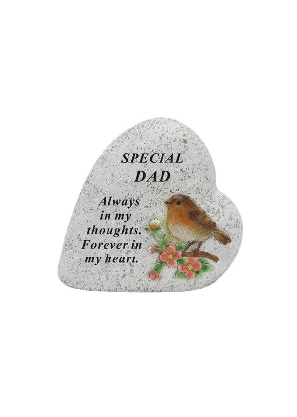 Options - Robin memorial heart stone outdoor