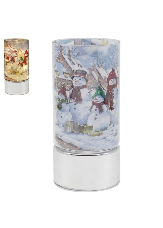 LED Snowman Scene Christmas Tube Light