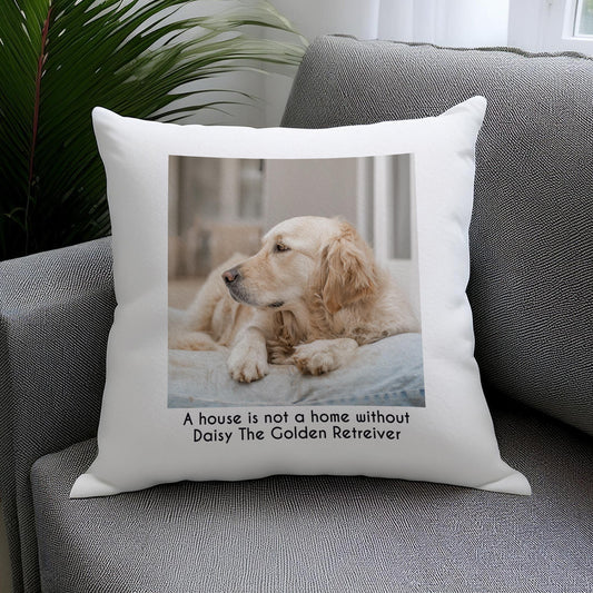 Personalised Pet Photo Cushion with insert